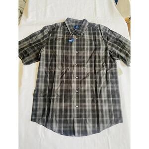 George Classic Fit Men's Short Sleeve Button-Up Shirt Medium